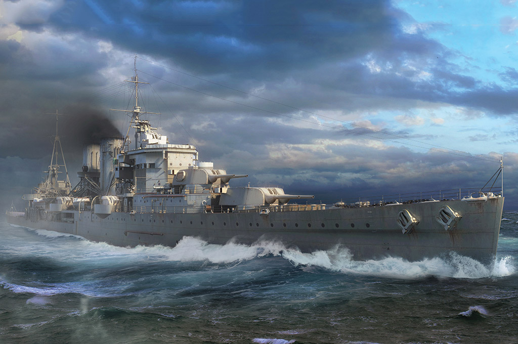 英国皇家海军“埃克塞特”号重型巡洋舰 06744