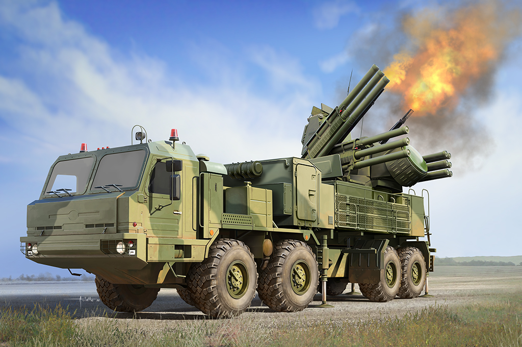 俄罗斯BAZ-6909卡车96K6式“铠甲”-S1防空系统 01087