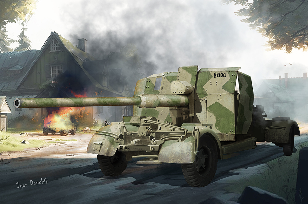 德国Flak 41 88毫米高炮 02358