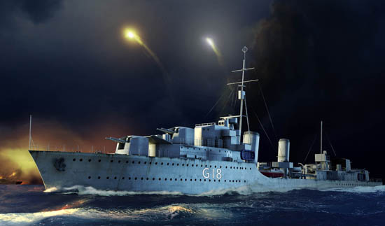 英国皇家海军”祖鲁”号驱逐舰1941年 05332