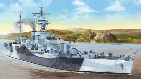 英国皇家海军"阿贝克隆比"浅水重炮舰 05336