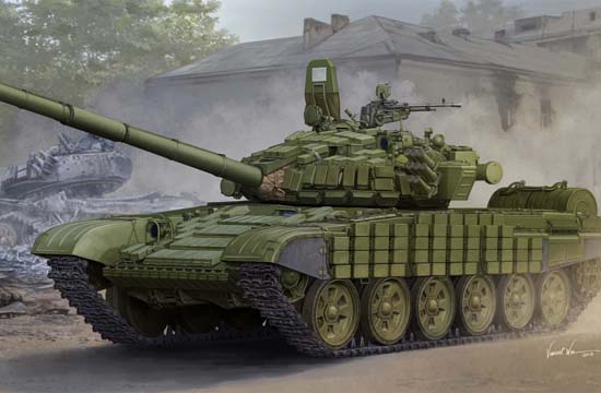 俄罗斯T-72B/B1主战坦克(挂接触-1附加装甲) 05599
