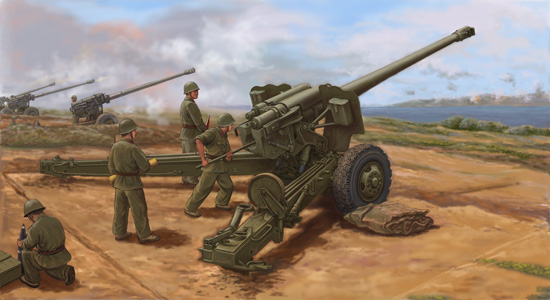 PLA Type 59 130mm towed Field Gun 02335