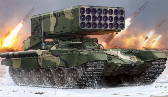 Russian TOS-1A Multiple Rocket Launcher  05582