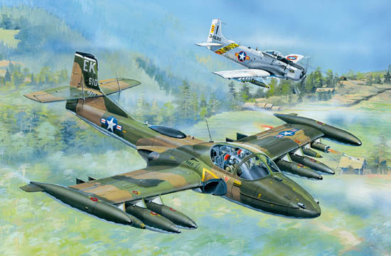 US A-37A Dragonfly Light Ground-Attack Aircraft  02888