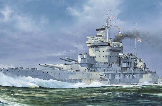 HMS Warspite 1942  05795