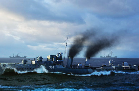 HMCS Huron Destroyer 1944  05333