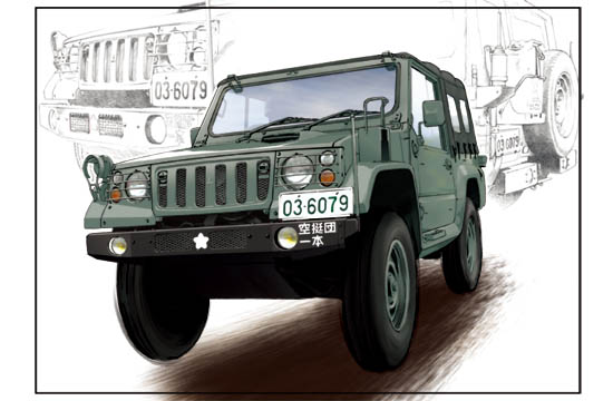 JGSDF type 73 Light Truck (Revision light)  05572