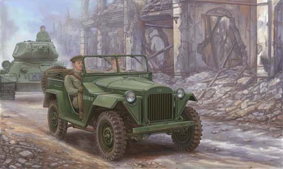 Soviet GAZ-67B Military Vehicles  02346