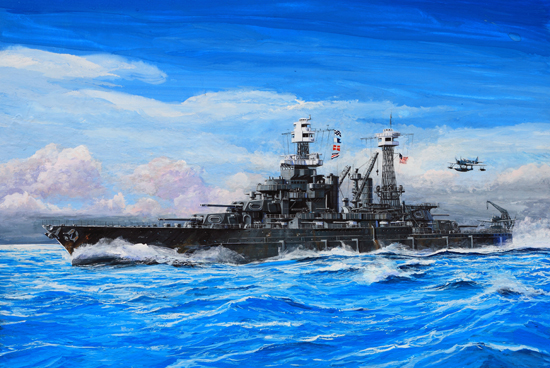 美国海军马里兰号BB-46 1941战列舰  05769