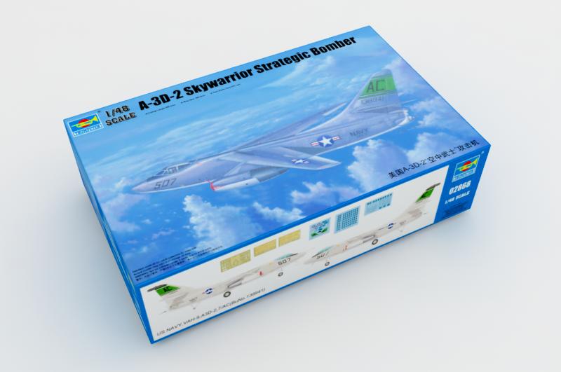 A-3D-2 Skywarrior 戦略爆撃機 1/48 A-3D-2 SKYWARRIOR STRATEGIC BOMBER 1:48 TRUMPETER VERY RARE