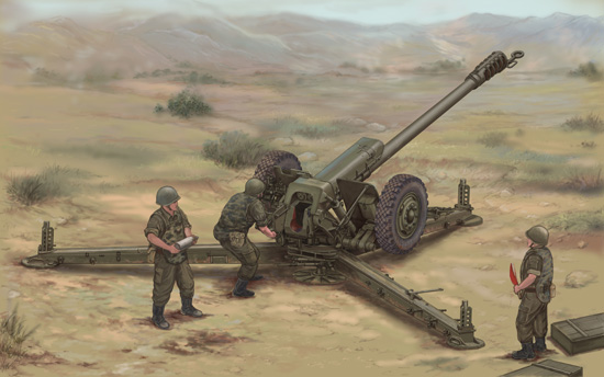 Soviet D-30 122mm Howitzer - Late Version  02329