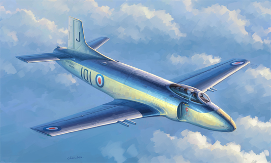 Supermarine Attacker F.1 Fighter  02866