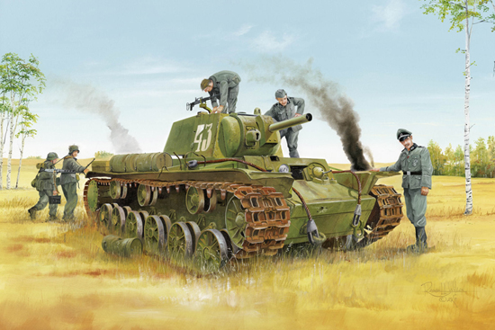 Soviet KV-8 Heavy Tank   01565