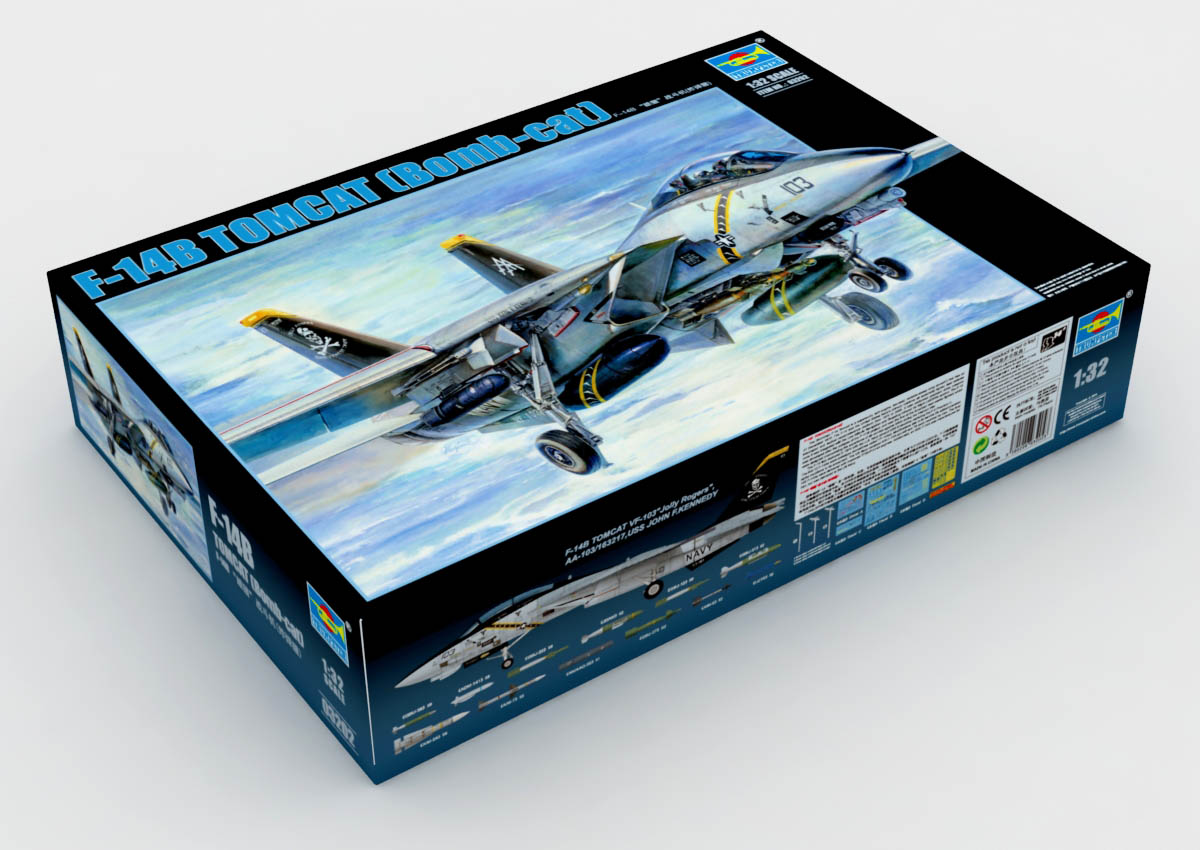 プラモデル　1/32 F-14B TOMCAT Bomb-cat [03202] F-14B Tomcat 03202-1/32 Series-TRUMPETER（china）