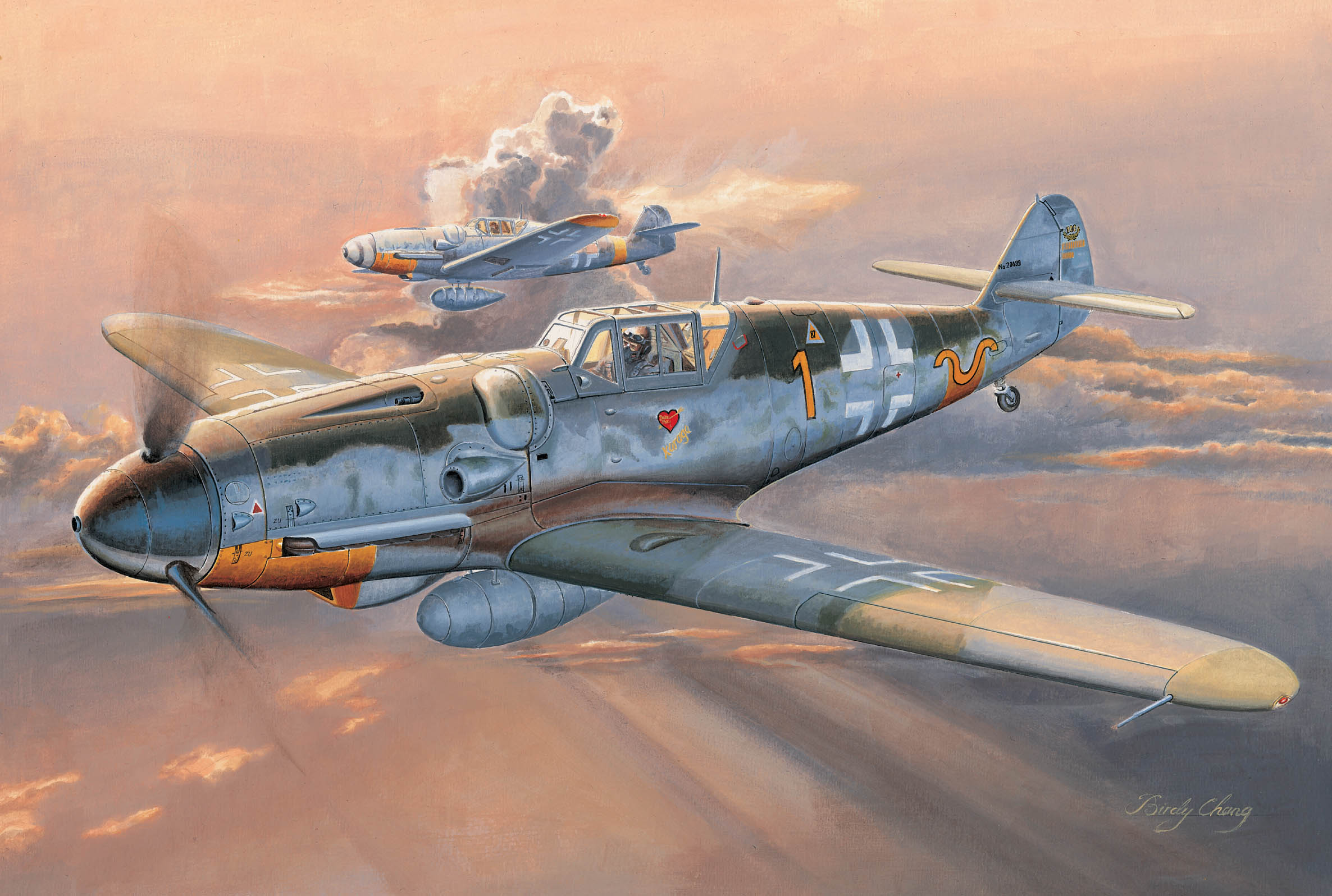 Messerschmitt Bf 109G-6(Early) 02296-1/32 Series-TRUMPETER