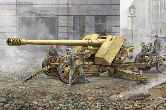 GreatWall L3526 1/35 Scale 128mm PAK44 HIGH VELOCITY ANTI-TANK GUN MODEL 2019 