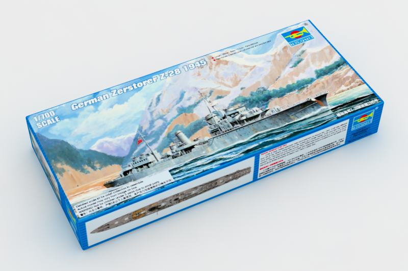 German Zerstorer Z-28 1945 05790-1/700 Series-TRUMPETER（china）