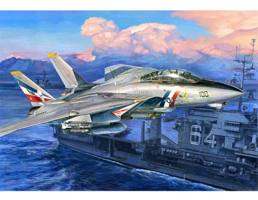 デパート 送料無料 F-14D Super Series-TRUMPETER（china） 03203-1/32 Tomcat 航空機・ヘリコプター