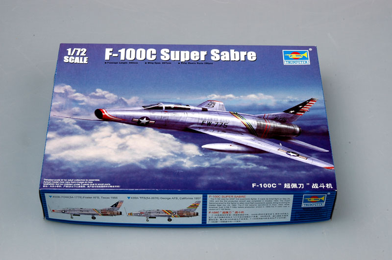 Eduard Zoom SS363 1/72 North-American F-100C Super Sabre Trumpeter 