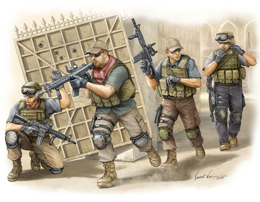 军事承包商在伊拉克2005-武装突袭小组    00419