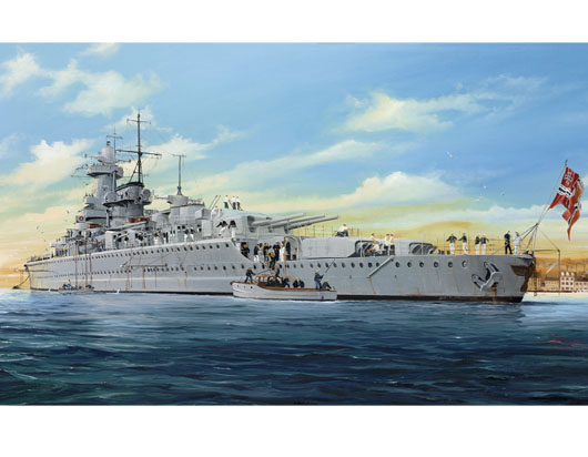 German Pocket Battleship (Panzer Schiff) Admiral Graf Spee     05316