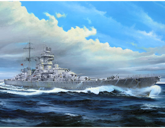 德国重巡洋舰欧根亲王号1945年    05313
