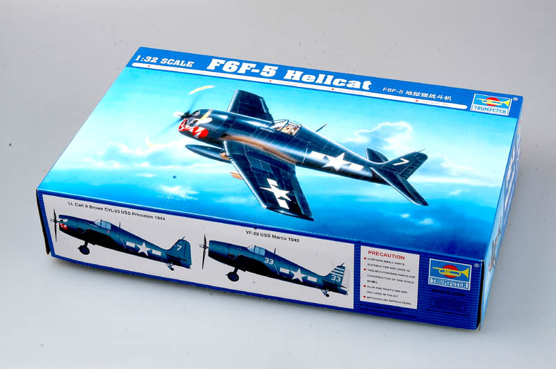 F6F-5“地狱猫”战斗机02257-1/32 系列-小号手TRUMPETER F6F-5“地狱猫”战斗机02257-1/32 系列-小号手TRUMPETER