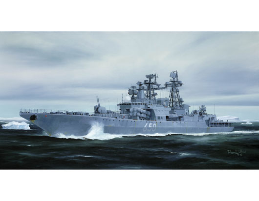 Russian Udaloy II class destroyer Admiral Chabanenko     04531