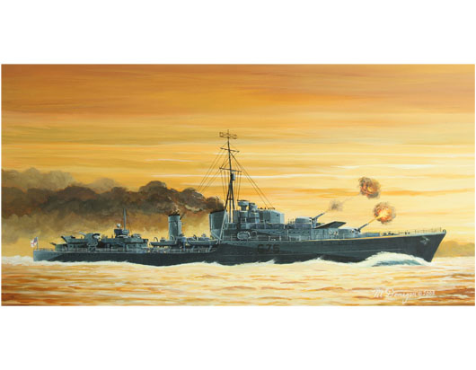 Tribal-class destroyer HMS Eskimo (F75)1941     05757