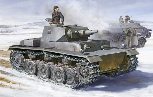 German VK 3001(H) PzKpfw VI (Ausf A) 01515-1/35 Series-TRUMPETER