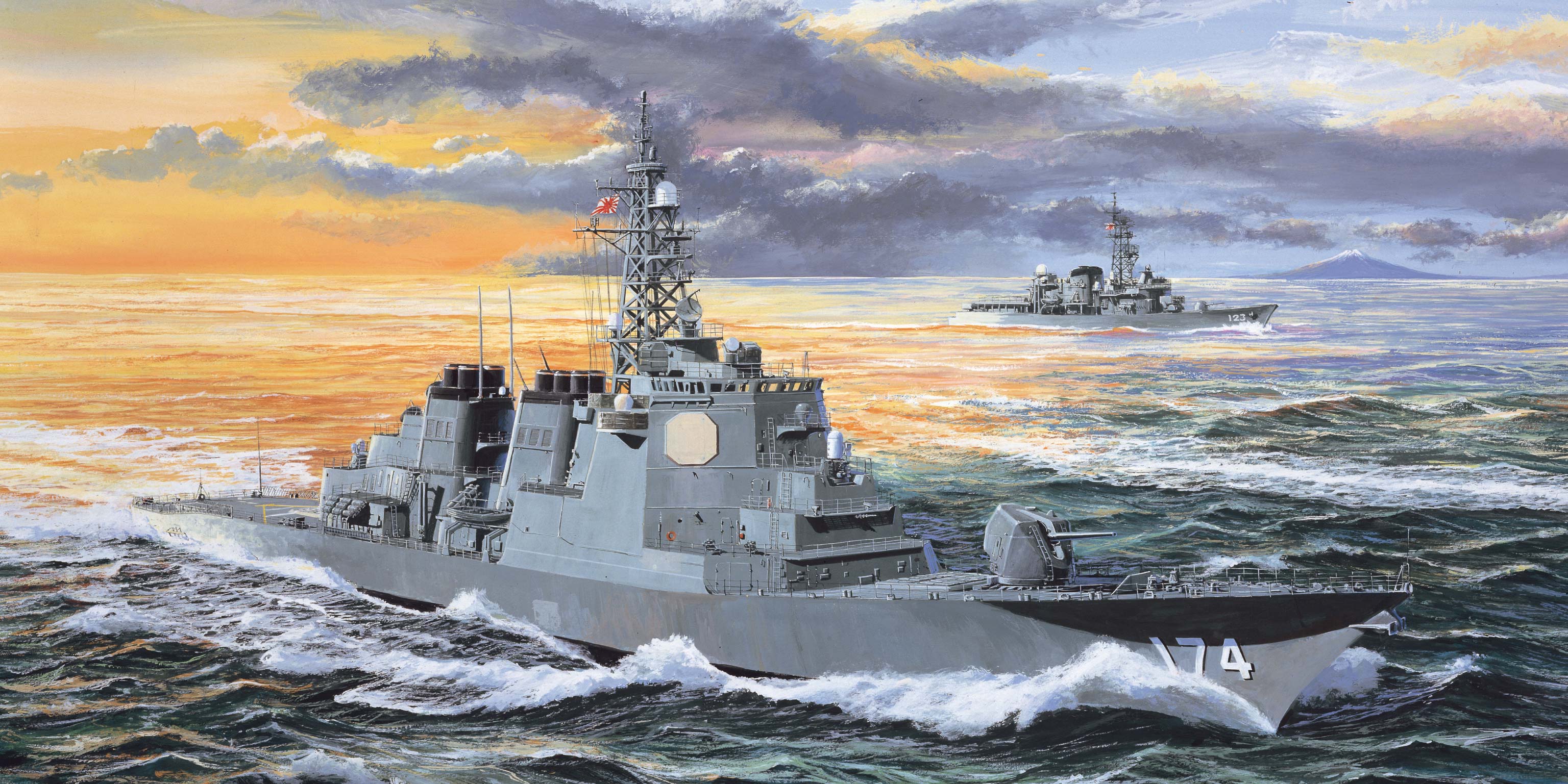 日本海上自卫队“雾岛”号导弹驱逐舰DDG-174    04533