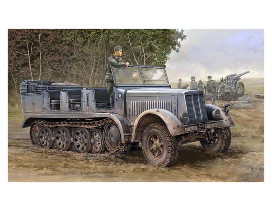 德国Sd.Kfz.7(8t)中型半履带牵引车早期型      01514