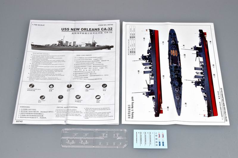 Trumpeter 1/700 05742 USS New Orleans CA-32 1942