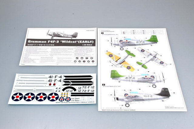 Trumpeter 02255-1:32 Grumman F4F Neu Early 3 /'/'Wildcat/'/'