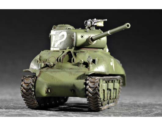 Tanque en Miniatura 76 W Tank Trumpeter 07222 M4A1 Escala 1:72