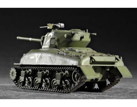 Tanque en Miniatura 76 W Tank Trumpeter 07222 M4A1 Escala 1:72