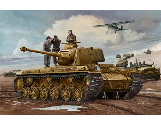 German Pz.Kpfm KV-1 756(r) Tank     00366