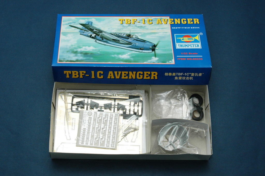 TBF-1C AVENGER 02233-1/32 Series-TRUMPETER(china) TBF-1C AVENGER 02233-1/32 Series-TRUMPETER(china)