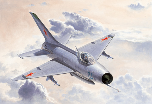 米格-21F-13“鱼窝”战斗机  02858