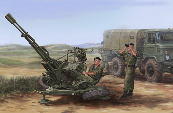 俄罗斯ZU-23-2防空炮     02348