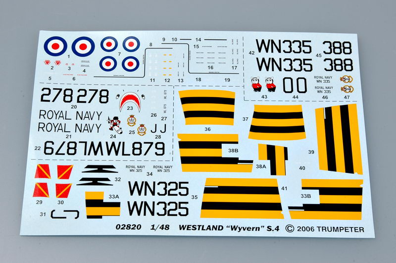 WESTLAND“Wyvern ”S.4 02820-1/48 Series-TRUMPETER（china）