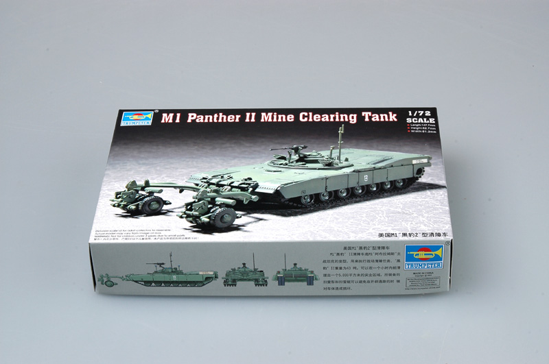 M1 Panther II Mine clearing Tank 07280-1/72 Series-TRUMPETER（china）
