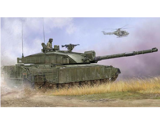 British Challenger 2 Enhanced Armour 01522-1/35 Series-TRUMPETER