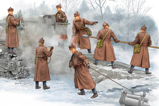 Soviet B-4 Howitzer Artillery Crew  00427