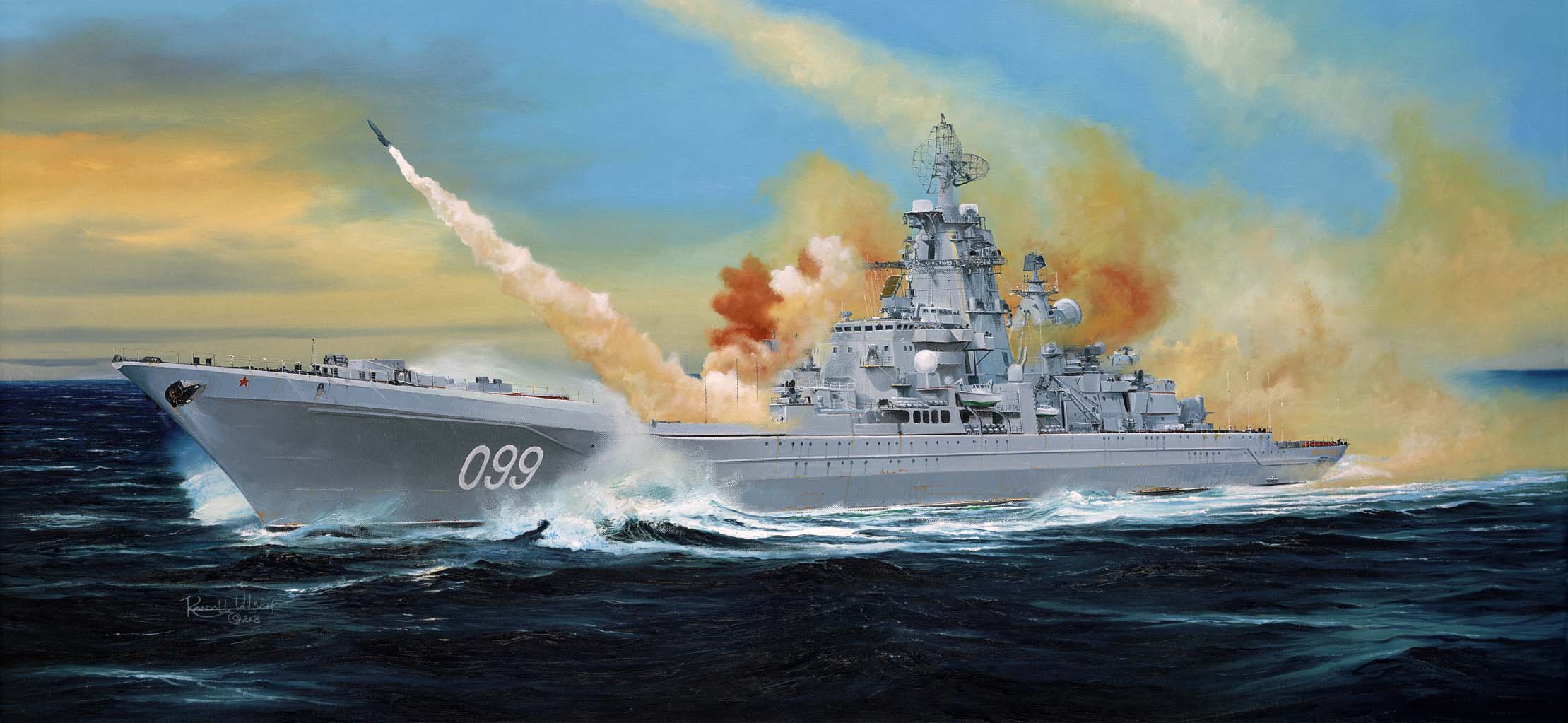 Russian battlecruiser Pyotr Velikiy  Ex-Yuki Andropov  04522
