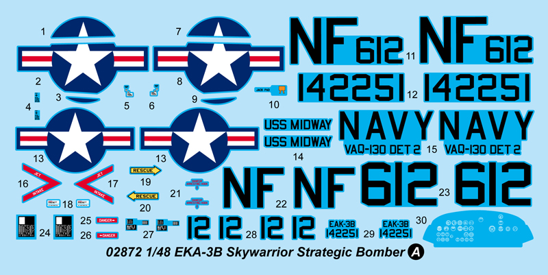 トランペッター 1/48 EKA-3B スカイウォーリアー プラモデル w17b8b5 Amazon.com: Trumpeter EA-3B Skywarrior Strategic Bomber