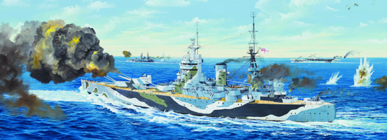 英国皇家海军“罗德尼”号战列舰  03709