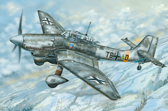 德国Ju-87D俯冲轰炸机 03217