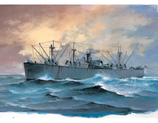Trumpeter 1/700 SS Jeremiah O'Brien Liberty Ship  #5755  #05755 